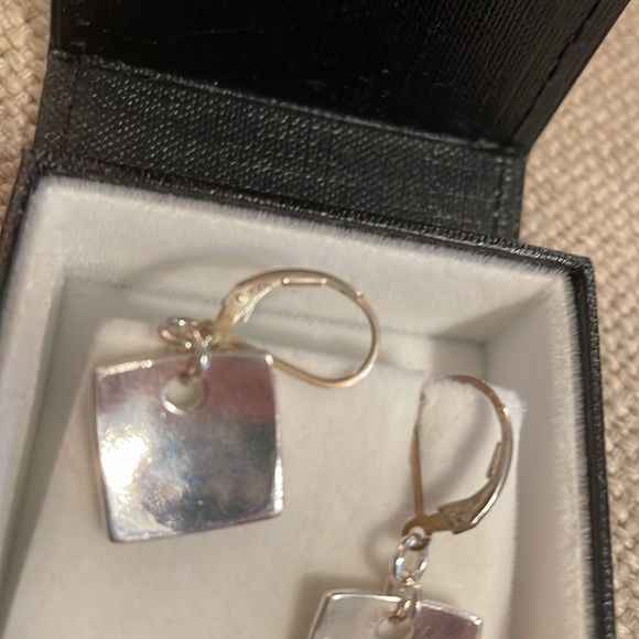 925 Silver Drop Earrings - Picture 3 of 5